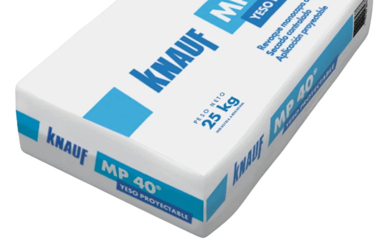 Revoque Monocapa Proyectable Knauf MP40 (Bolsa 25 kg)
