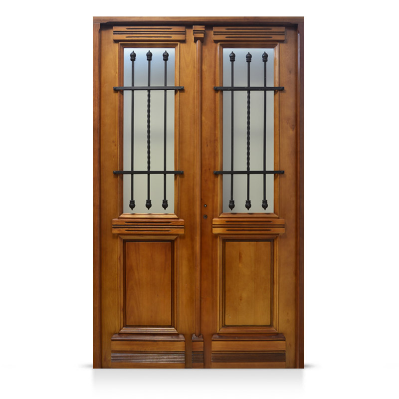 Carpincruz Buenos Aires Colonial 1/2 Vidrio C/Reja Y Moldura 1.20 X2.15