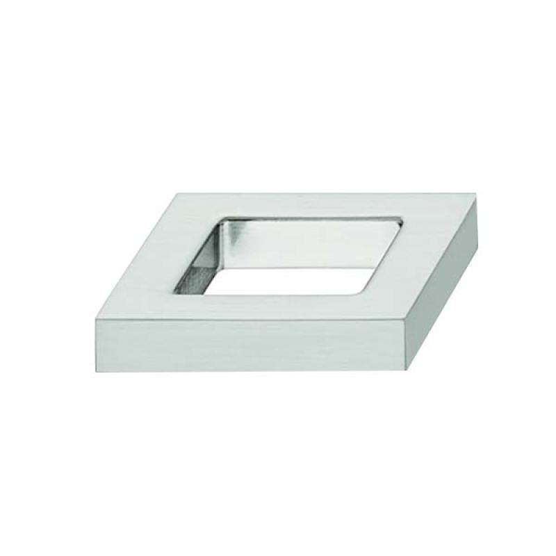 Hafele 110.34.671 Tirador Zamak Niquelado Cepillado 40x24mm
