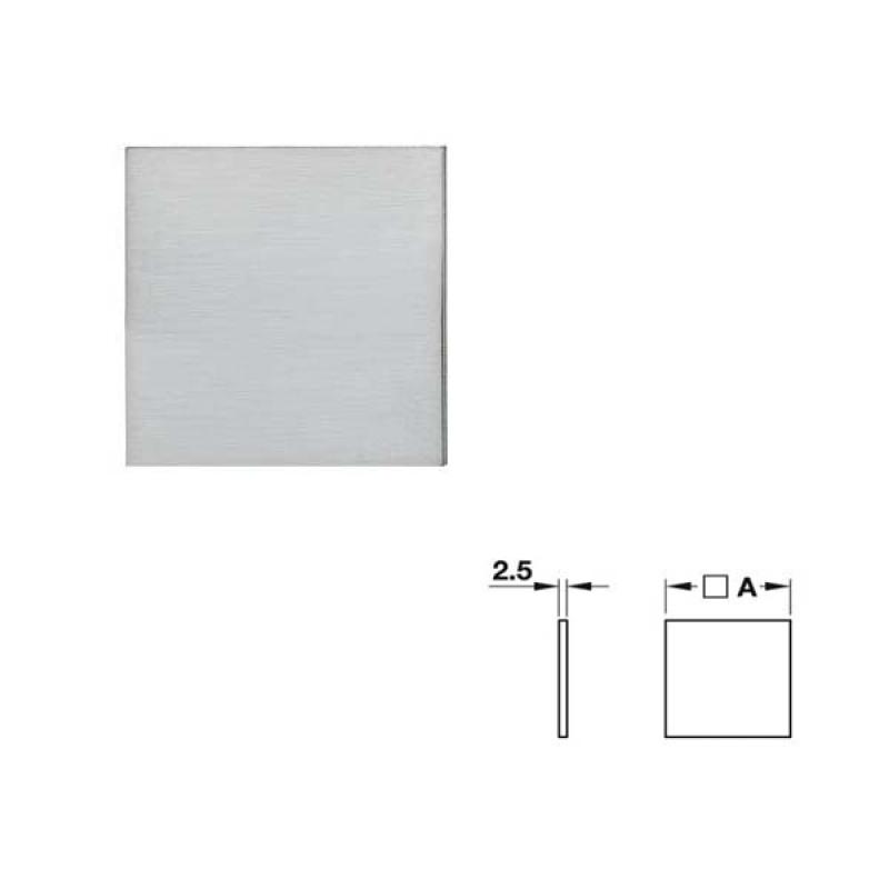 Hafele Embellecedor Acero Inoxidable 20x20mm 108.10.010