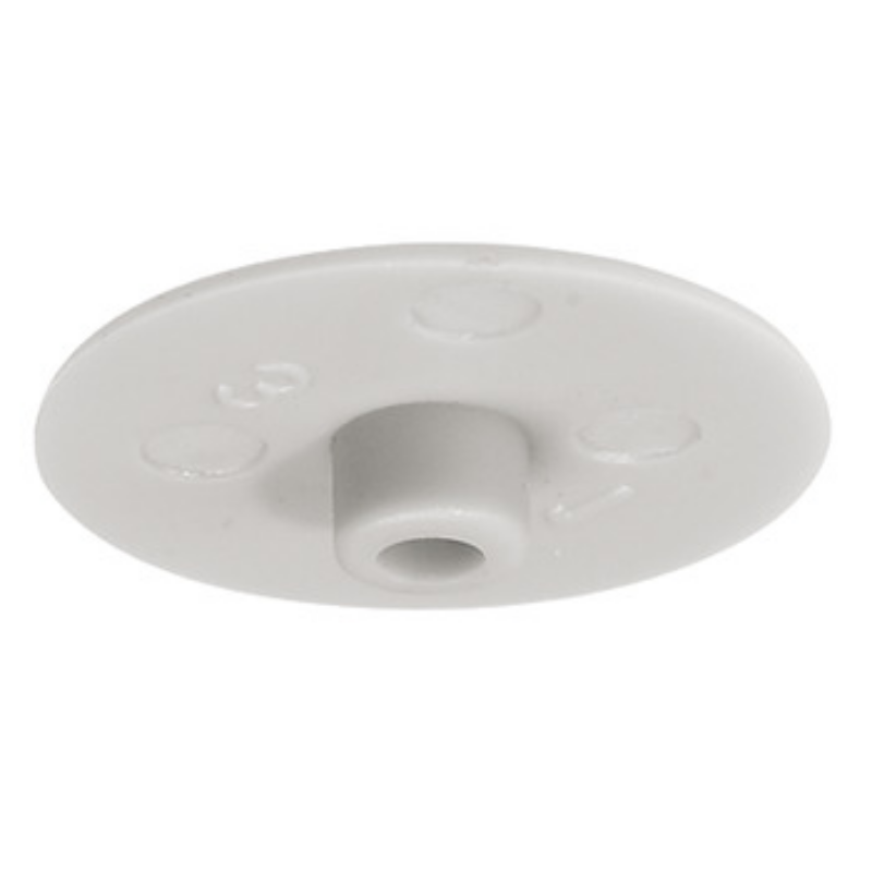 Hafele Minifix Tapa P-Cubrir P-18 mm Blanco X 100 262.24.751