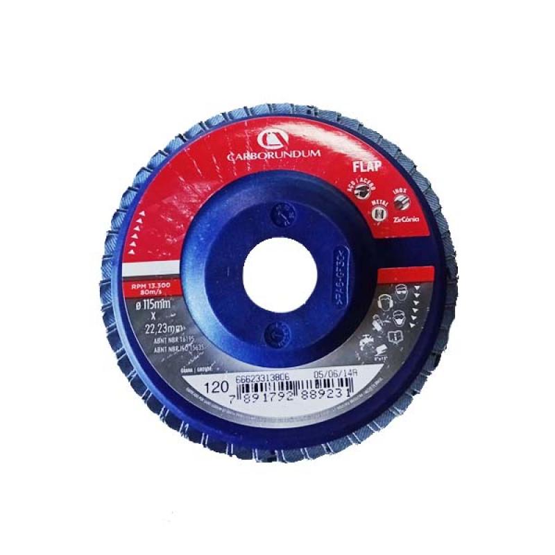 Carborundum Disco Carbflap Zico 115 Gr40 R/Plas Dum11560
