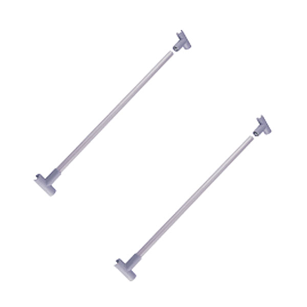 Hafele Barral Transversal 600mm Ral 9006 Gris 554.65.238