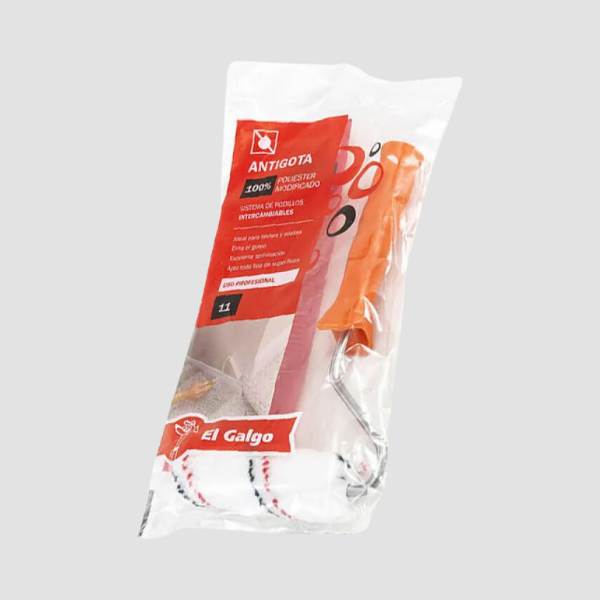Combo Pincel Persianero Gris 01016620 + Mini Rodillo Anti-Goteo nº11 01131011 + Bandeja de Colgar Plástica 01060503
