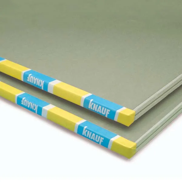 Placa de Yeso Knauf RH Impregnada 12,5mm (1,20 x 2,40 m)