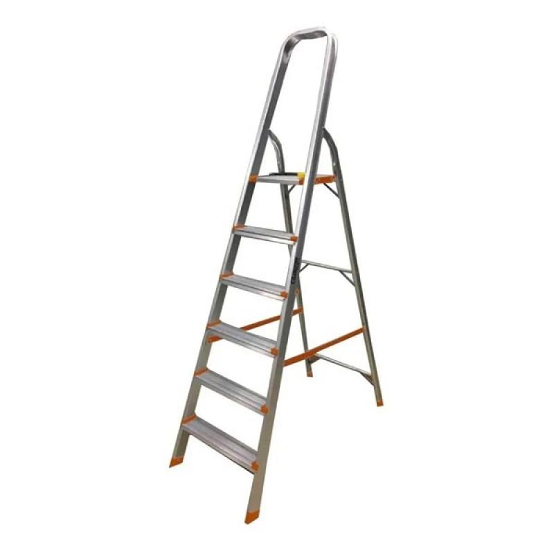 Escalera Hogareña de Aluminio Lusqtoff 7 Escalones ESL 189-77 - Liviana y Segura