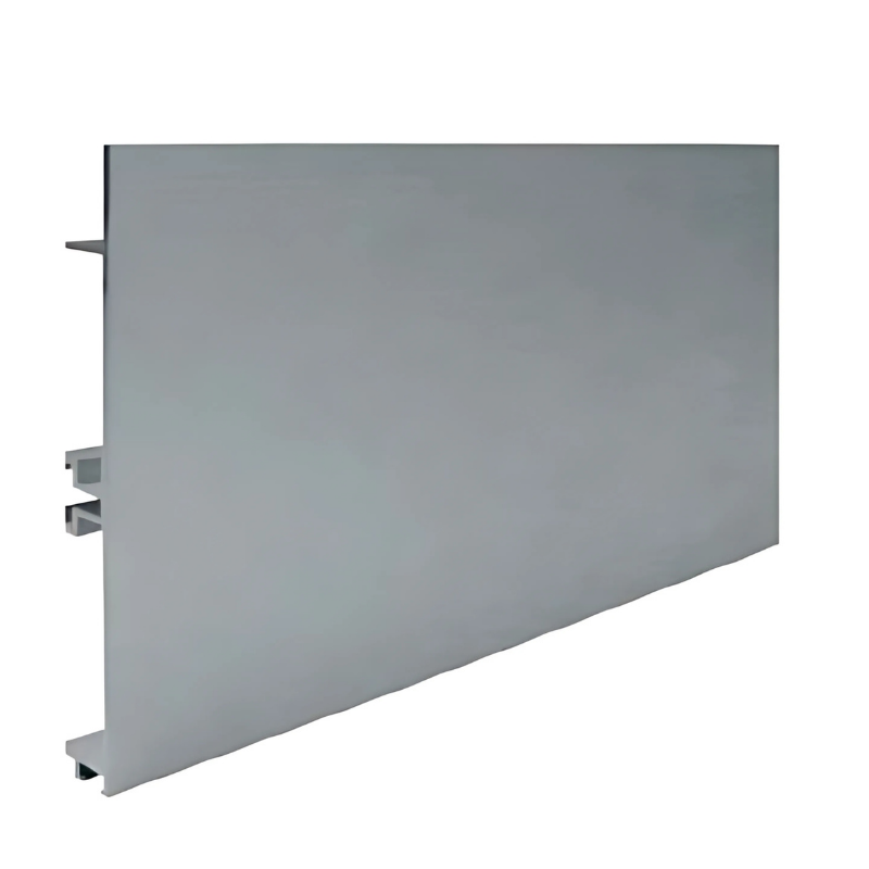 Zócalo Hafele Aluminio para Patas de Mueble 120 mm – 4 metros – Ref. 713.32.902