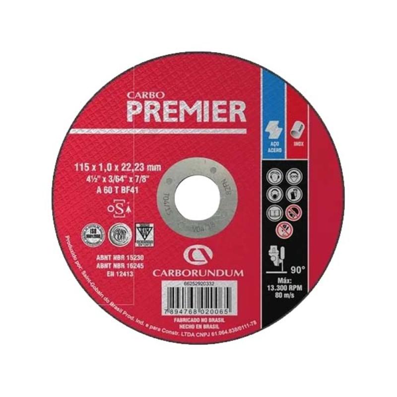 carborundum disco premier 4.5X1.0X22 dum94510