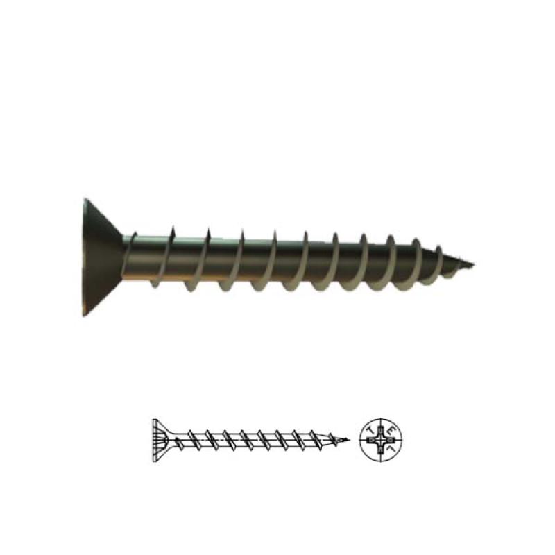 Tornillo P/Madera 6"X 1" X 700 Un.