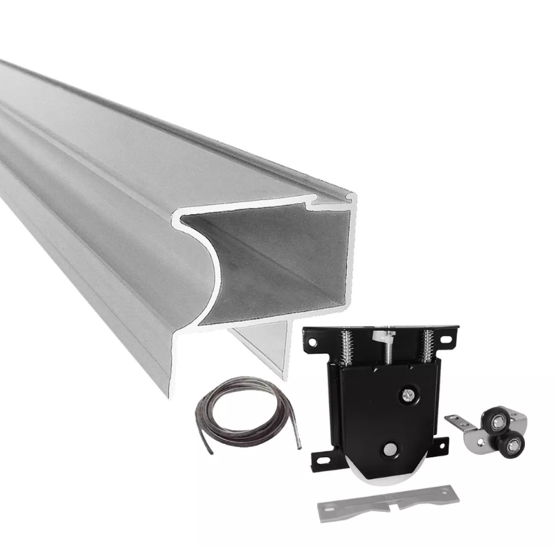 Hafele 403.50.072 Puerta Adicional Frente De Placard - Kit Ruedas Felpa Y Man