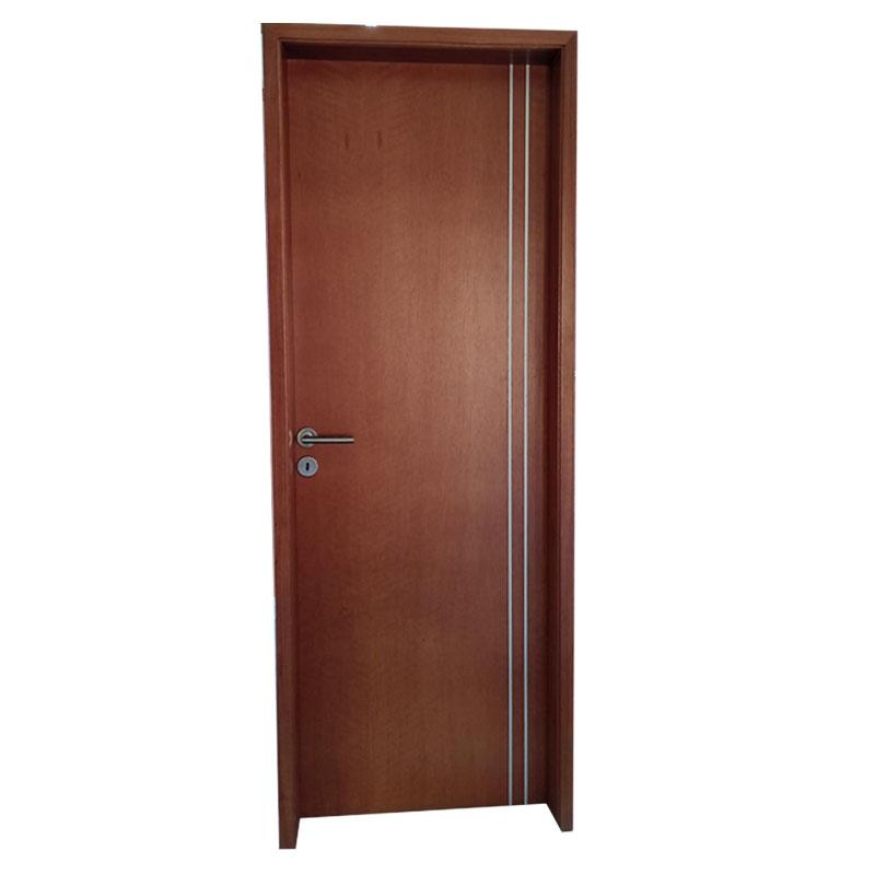 Carpincruz Puerta Spirit Tablero Enchapado Cedro Natural 2 Insertos Aluminio 70-T10 .B.L Derecho