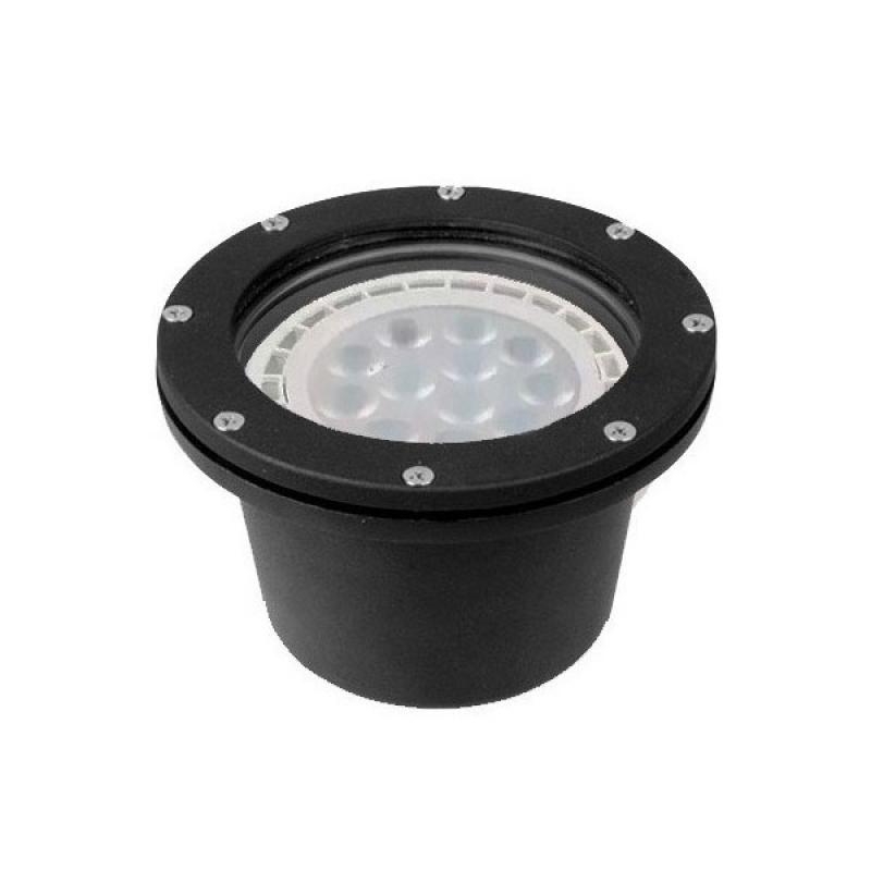 Spot Embutir Piso Aluminio Aplique Apto Led Casio Ar111