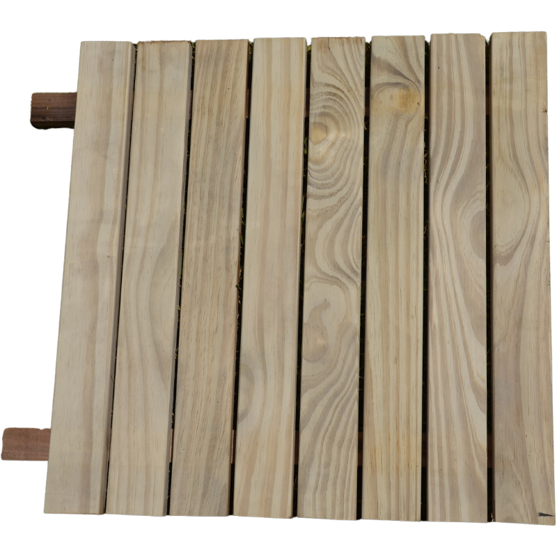 Deck Baldoson Madera Anchico 2"