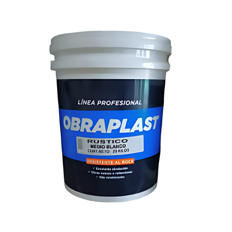 Obraplast Rústico Medio x 25 kg – Revestimiento Plástico Exterior