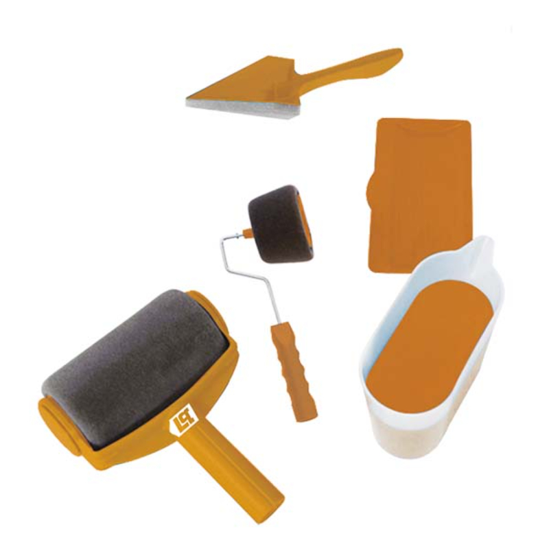 Set de Rodillos Recargables para Pintar Lusqtoff LQROD-20 - Antigoteo