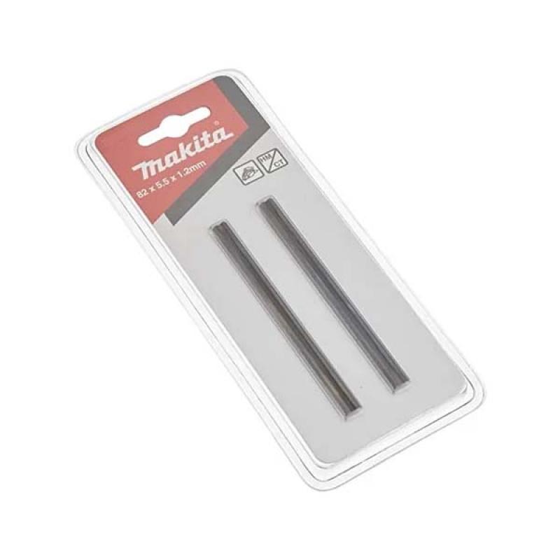 Cuchillas para Cepillo Makita D-07917 – 82 mm TC Descartables (Blister x2)