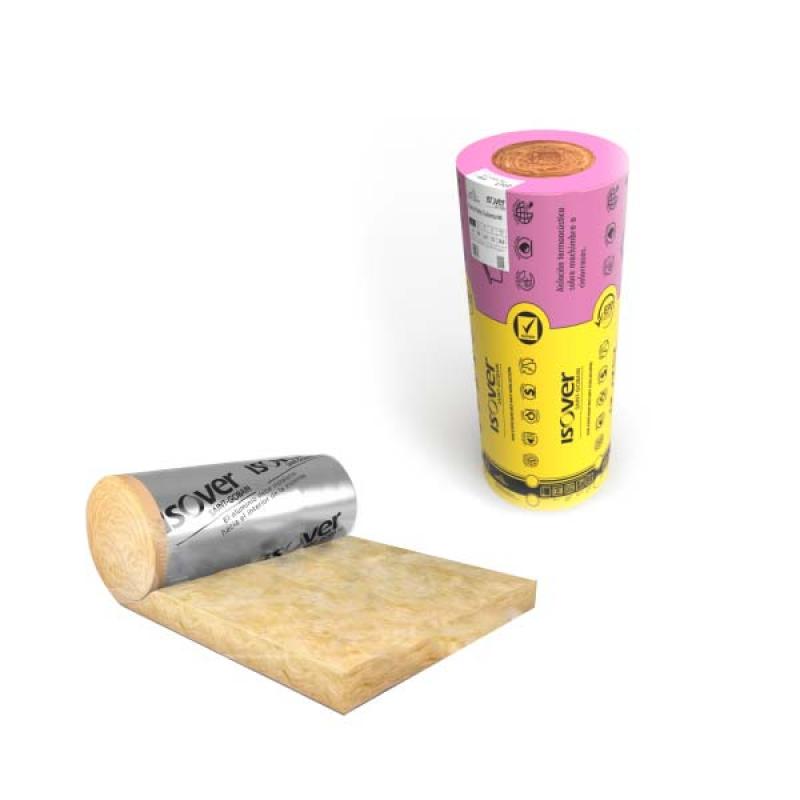 Isover Rolac Plata Cubierta 1.20x12 Mts. 50mm (21.60m²)