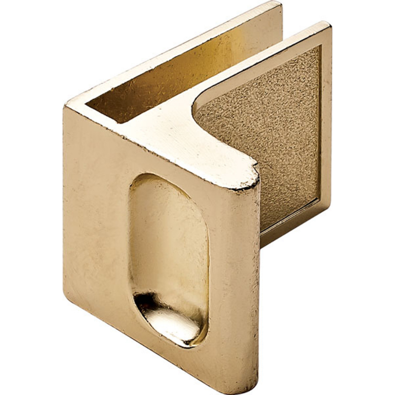 Tirador Hafele para Cristal Cincelado Latonado Pulido – Ref. 154.25.810