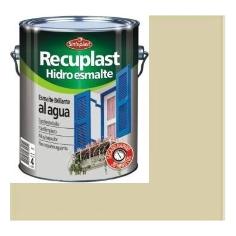 Sinteplast Hidroesmalte Bte Sintetico Al Agua Marfil 1/2 Lts 89481472
