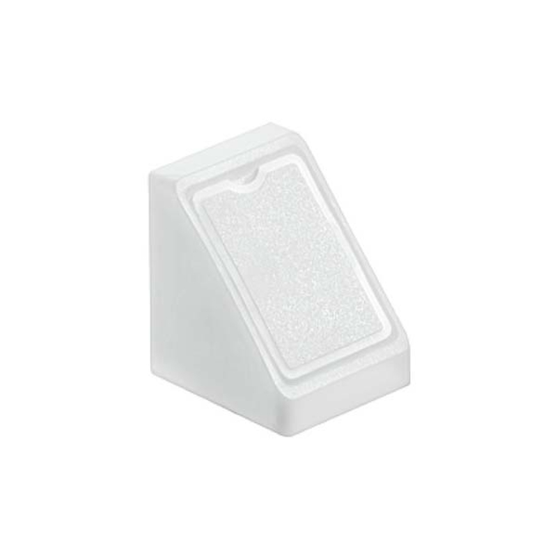 Trapecio de Unión Mini Hafele con Tapa para Tornillo – Blanco – Ref. 262.56.708