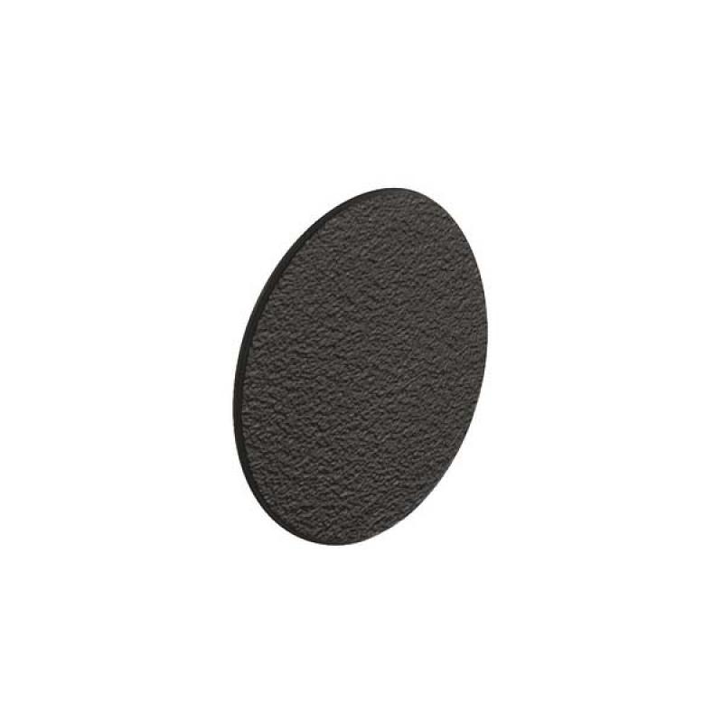 Hafele Tapa Negra AutoAdhesivo D.14 X 52 Un. 045.23.300