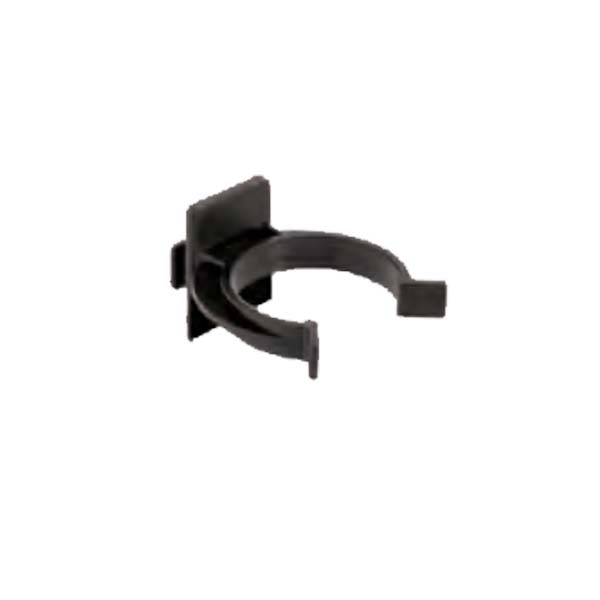 Hafele Clip para Zócalo Aluminio Pata Cocina Plata Negro 637.45.917