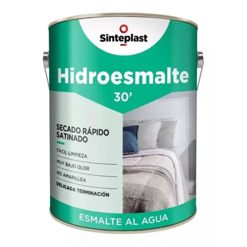 Sinteplast Hidroesmalte Bte Sintetico Al Agua Amarillo 1/2 Lts 89482382