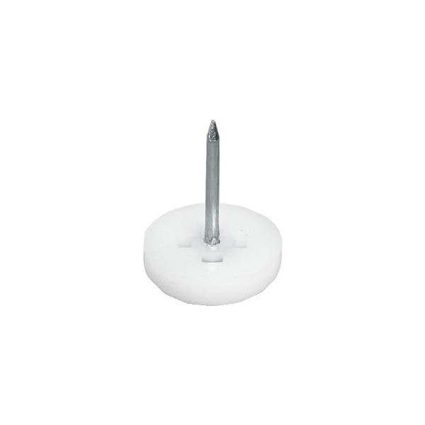 Hafele Desliz. Plástico Blanco 13mm 650.02.137