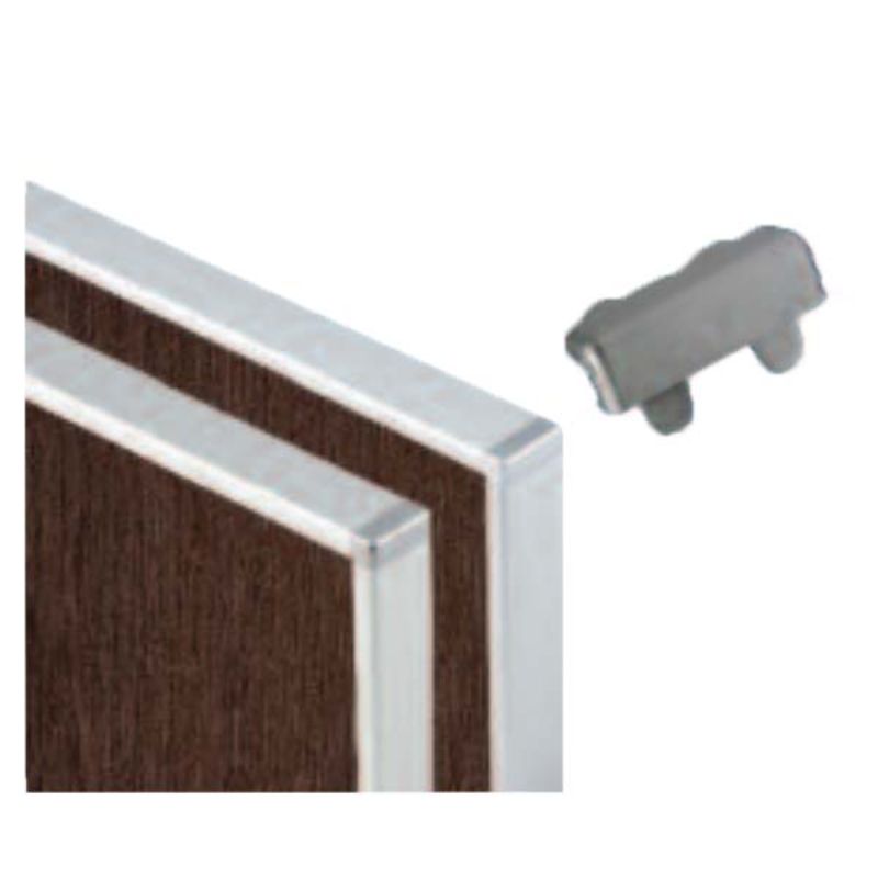 Hafele Esquinero Plastico Cromado 563.39.200