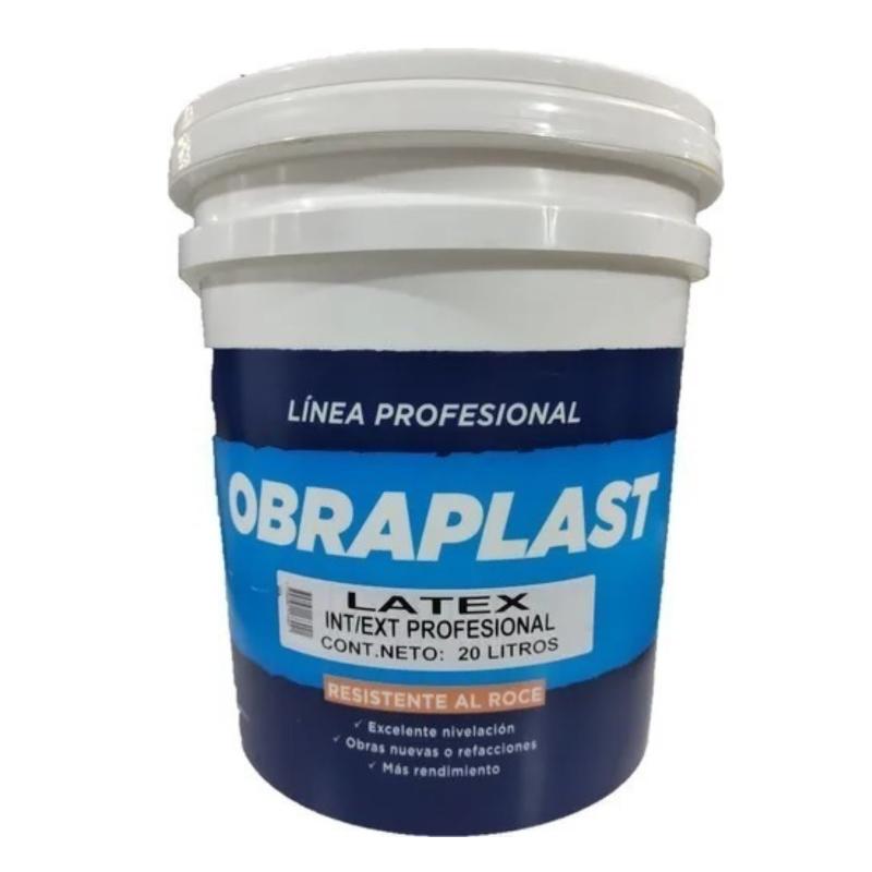 Obraplast Latex Blanco Interior, Exterior X 20 Lts. 81711107