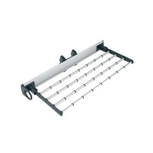 Hafele Soporte Pantalón Plata Negro 500 mm 807.61.950