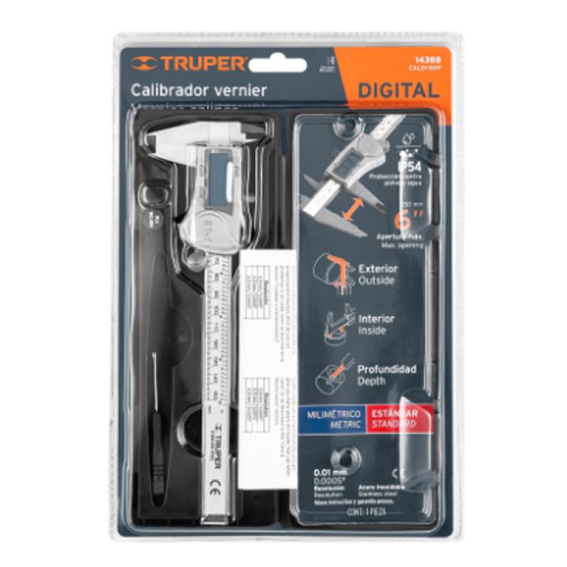Truper Calibre Digital De 6" 14388