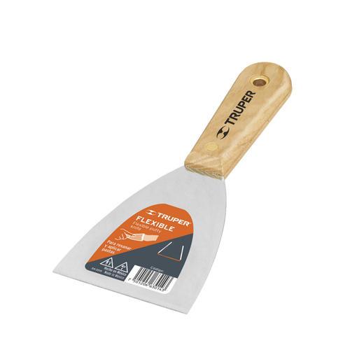 Truper Espatula De 100mm Con Mango Madera 14450