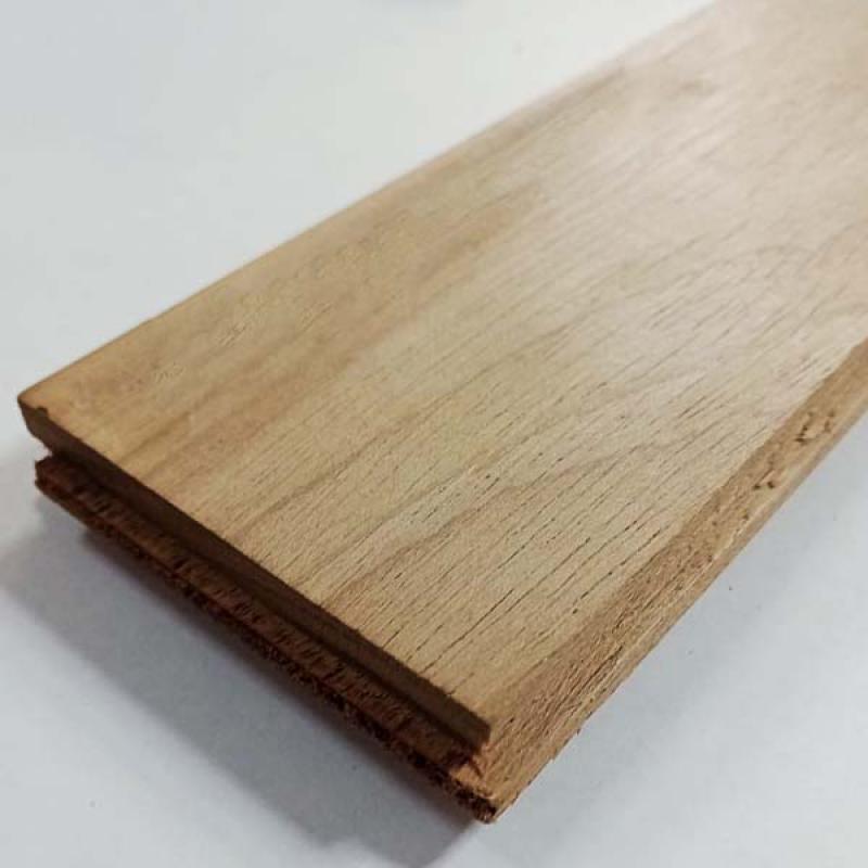 Piso Entablonado Roble Amazónico Tauari 14 mm x 76 mm – Largos Varios