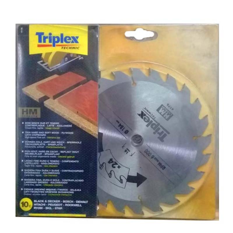 Triplex Hoja P/Sierra Circular Carburo 4176