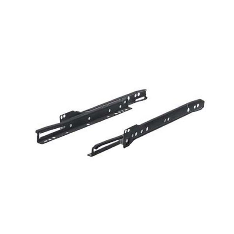 Hafele Corredera Z Negra 450mm (Par) 423.07.345