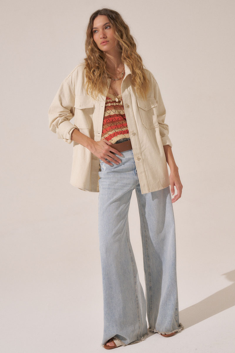 JEAN WIDE LEG GISNA