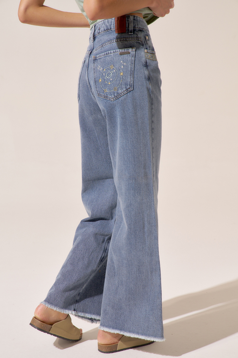 JEAN WIDE LEG SMITH