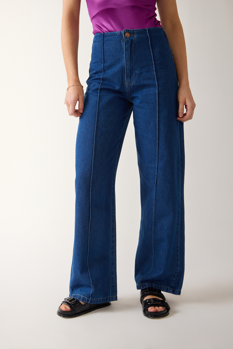 JEAN WIDE LEG THIM