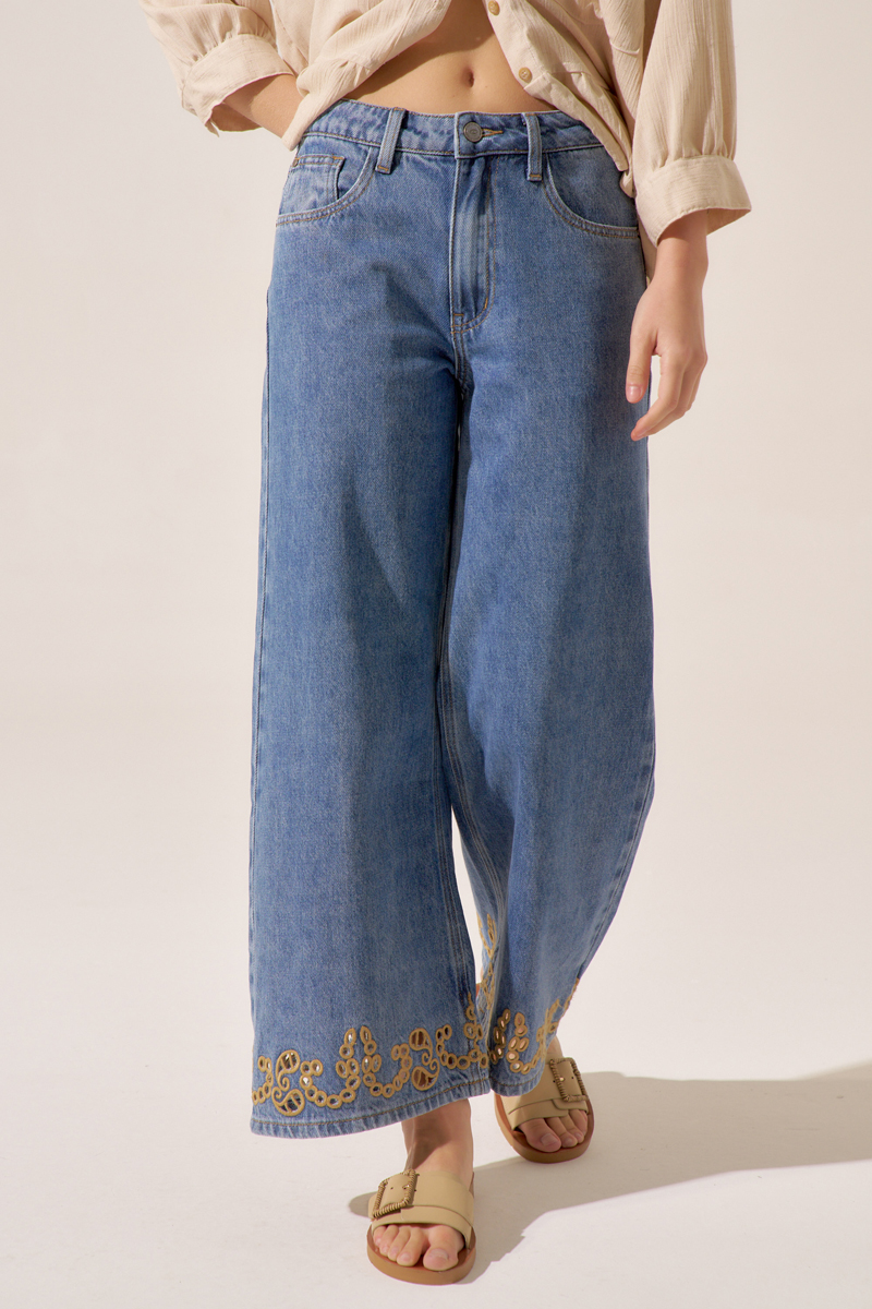 JEAN WIDE LEG SERENA