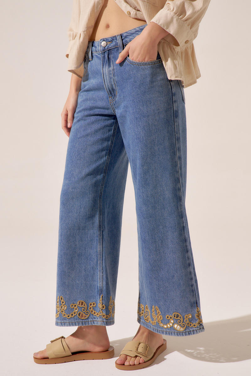 JEAN WIDE LEG SERENA
