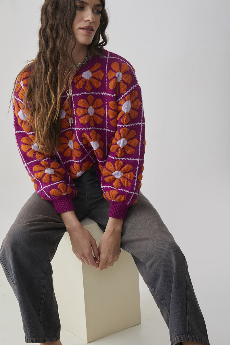 SWEATER FLEUR