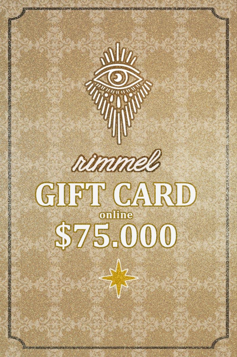 GIFTCARD: $75.000