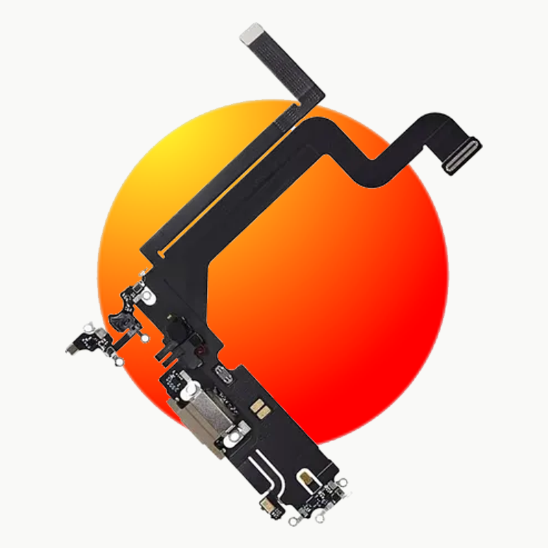 CONECTOR CARGA IPHONE 14 PRO MAX CON PLACA
