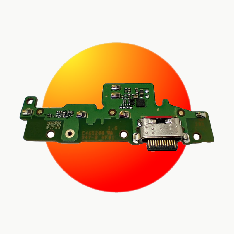 CONECTOR DE CARGA CON PLACA MOTOROLA G60S (XT2133)