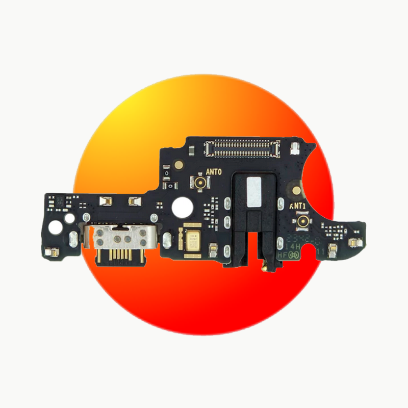CONECTOR DE CARGA CON PLACA MOTOROLA G54 (XT2343)