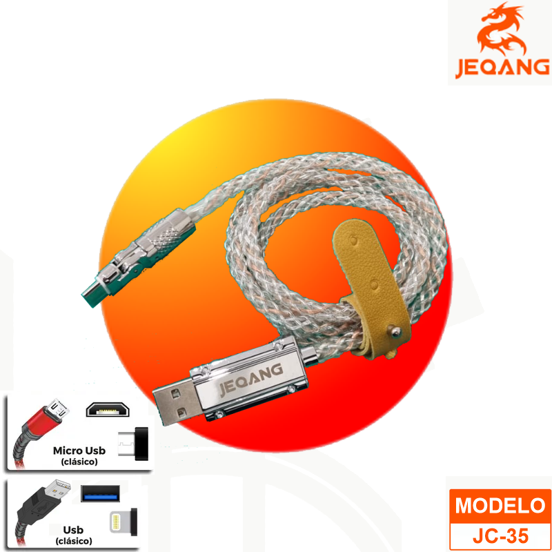 CABLE DE DATOS MICRO USB > USB JEQANG JC-35