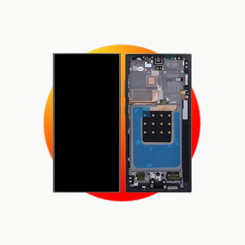 MODULO SAMSUNG S24 ULTRA (S928) OLED CON MARCO (borde redondeado) 120Hz