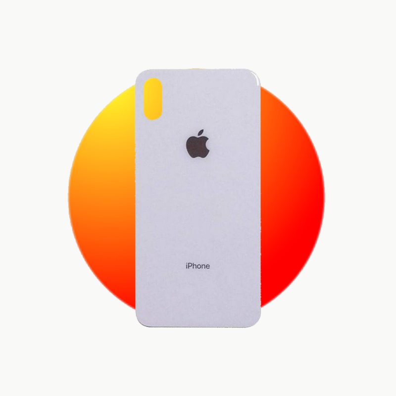 TAPA BATERIA IPHONE XS MAX BLANCA