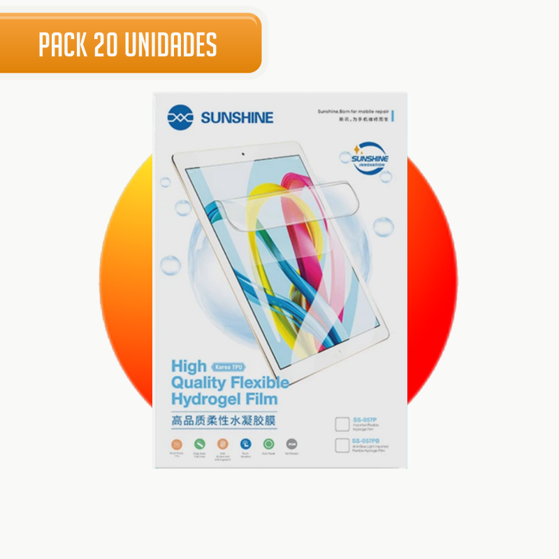 HIDROGEL PARA TABLET SUNSHINE ANTI-BLUE LIGHT x20 unidades (SS-057PB)